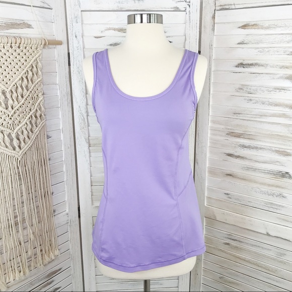 lululemon athletica Tops - Lululemon Athletica Purple Tank Back Pocket 10